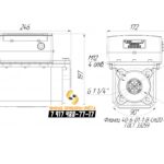 Газовый счетчик СМТ СМАРТ G10 прошитый, чертеж